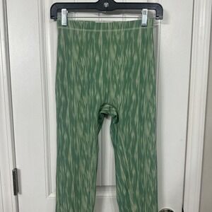 House of cb green print mesh pants. XS